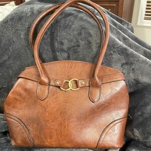 Bueno Chocolate Brown Faux Leather Bag